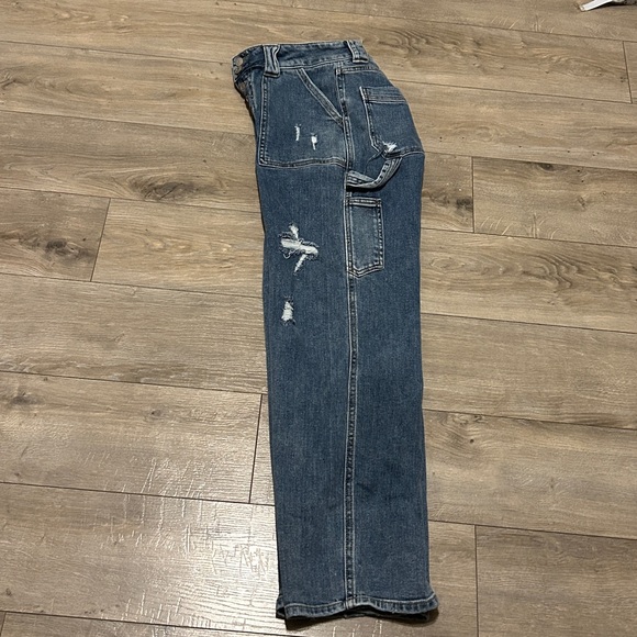 SO Relaxed Fit Distressed Blue Jeans - Picture 11 of 12